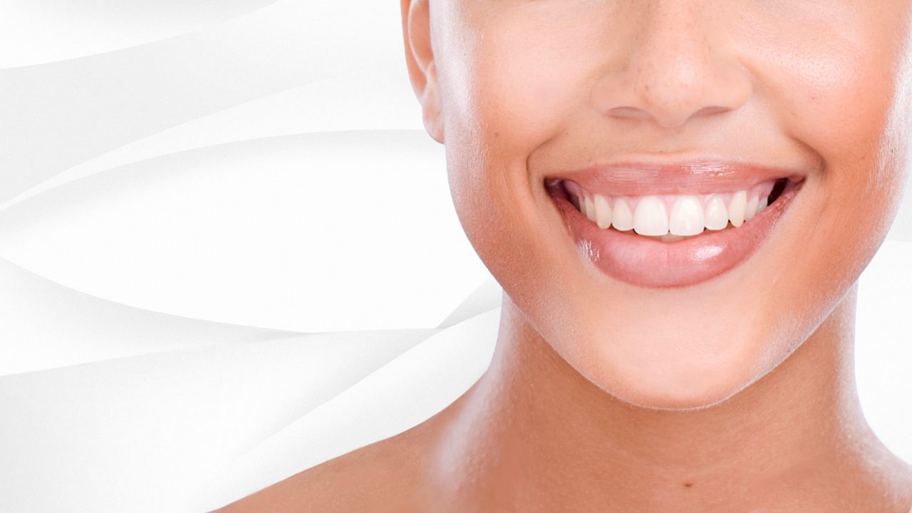 Healthy confident smile